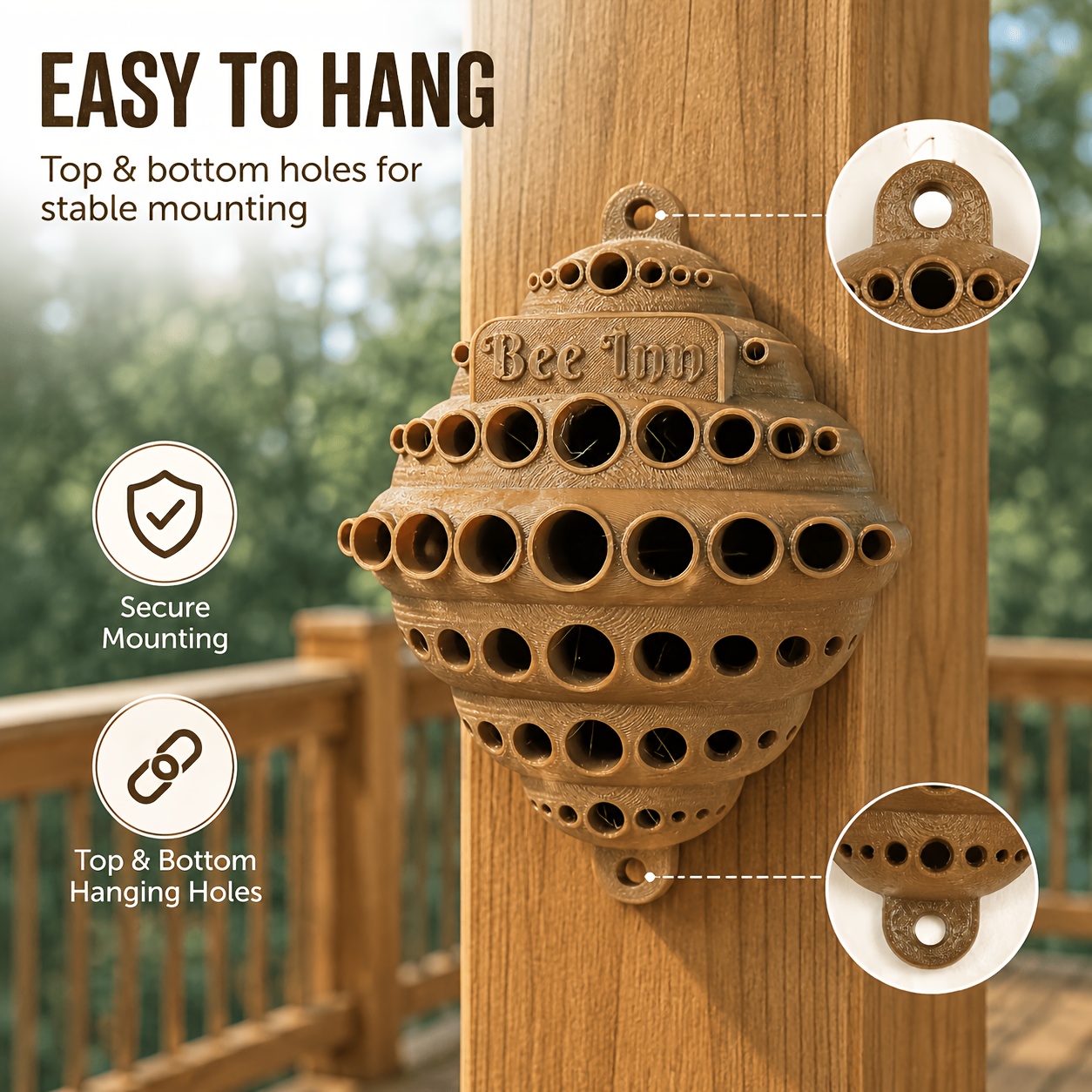 3D Printed Wall-Mounted Bee &  - Urban Farming Is recension och pris