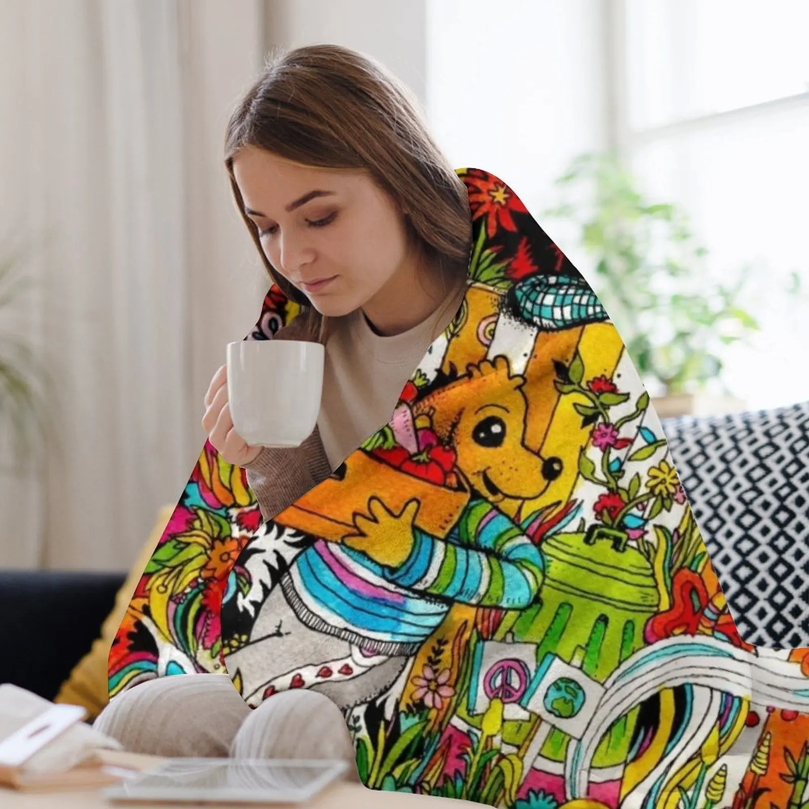 Urban Farm Time Throw Blanket  - Urban Farming Home recension och pris