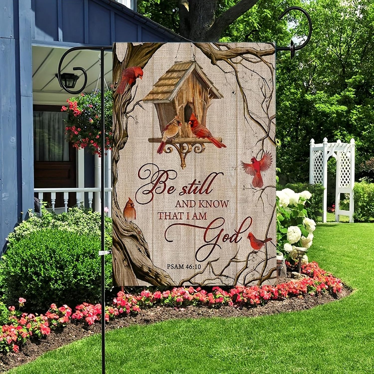 The Holy Bible Garden Flag 12  - Urban Farming Gardening recension och pris
