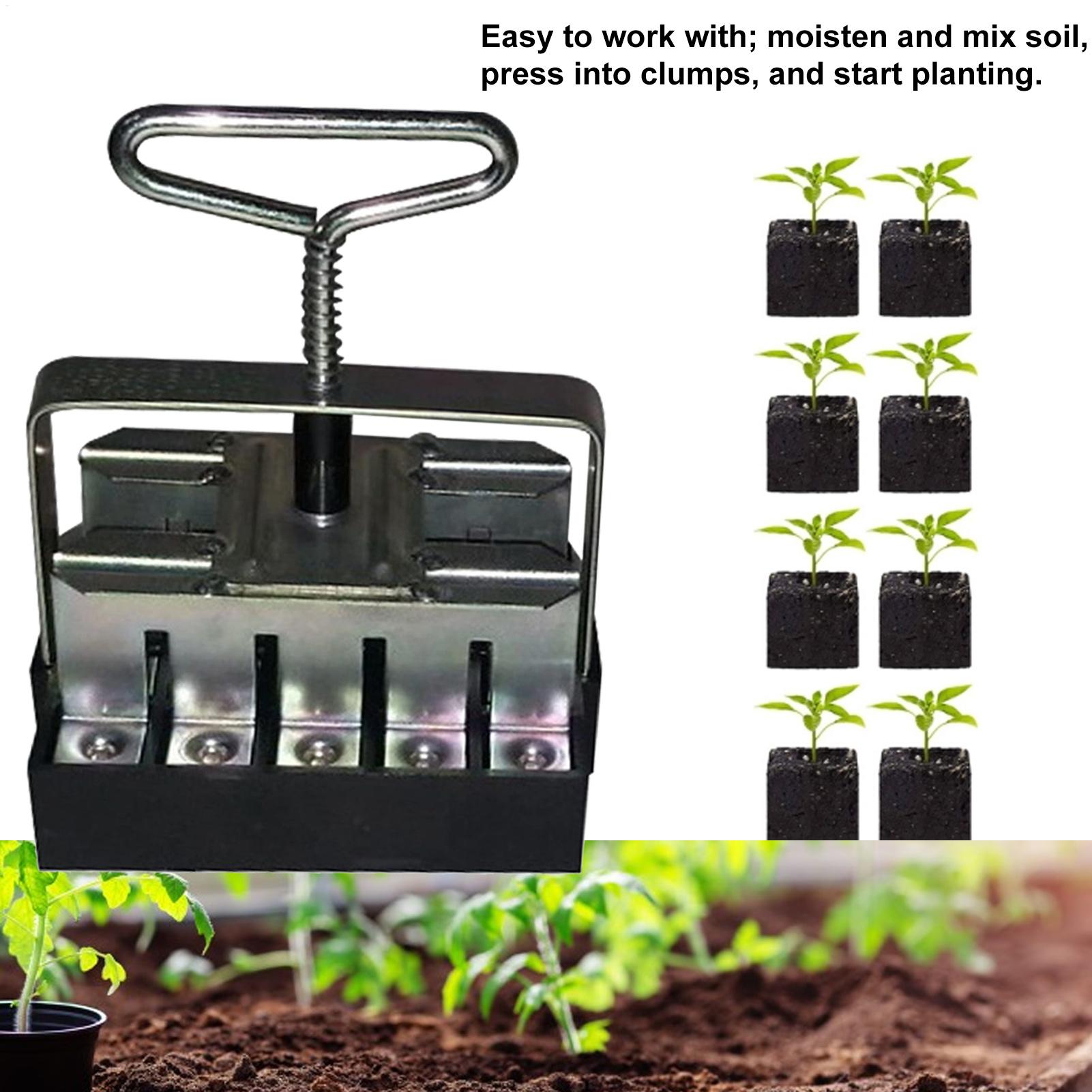 Soil Blocker Comfortable Handl - Urban Farming Gardening recension och pris