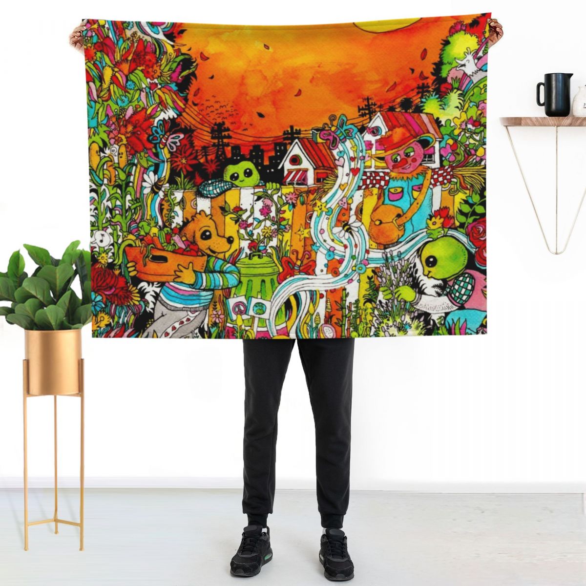 Urban Farm Time Throw Blanket  - Urban Farming Home recension och pris