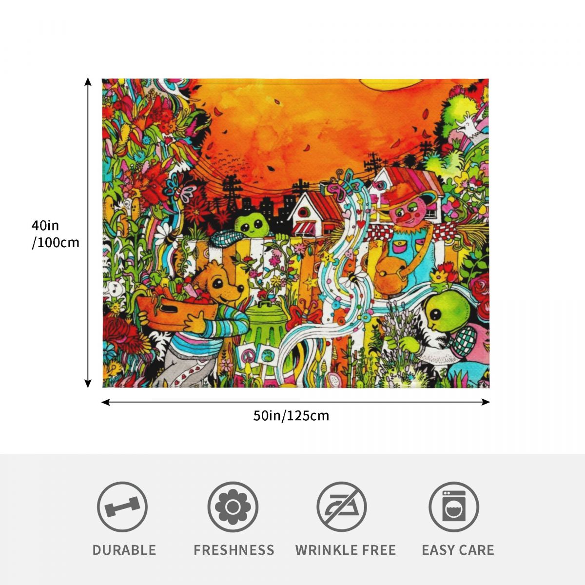 Urban Farm Time Throw Blanket  - Urban Farming Home recension och pris